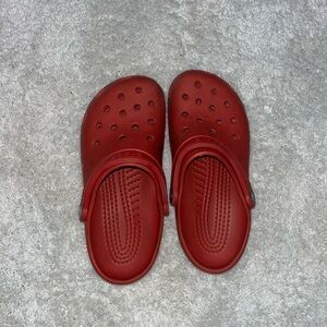 Red CROCS